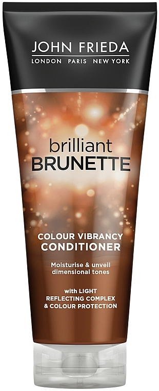 Feuchtigkeitsspende Farbschutz-Haarspülung für braunes Haar - John Frieda Brilliant Brunette Colour Protecting Moisturising Conditioner — Bild N1