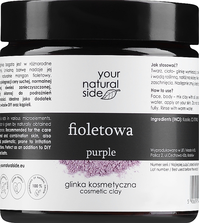 Ton Violett - Your Natural Side Clays Glinka — Bild N1