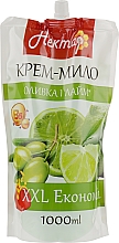 Flüssige Cremeseife mit Olive und Limette - Aqua Cosmetics (Doypack)  — Bild N1