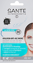 Düfte, Parfümerie und Kosmetik Bio-Gesichtsmaske mit Hyaluronsäure - Sante Hyaluron Anti-Age Mask