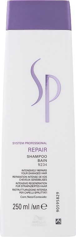 Reparierendes Shampoo für strapaziertes Haar - Wella Professionals Wella SP Repair Shampoo — Bild N3