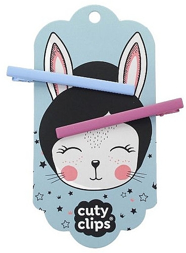 Haarclips 2 St. - Snails Cuty Clips Moon Rabbit Hair Clips No17 — Bild N1