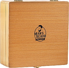 Düfte, Parfümerie und Kosmetik Set - Man's Beard Razor Wood Brown Box