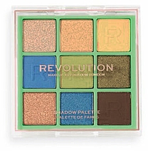 Lidschattenpalette - Makeup Revolution Neon Heat Eyeshadow Palette Safari Green — Bild N1