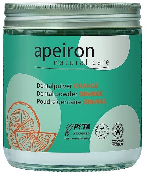 Dentalpulver Orange - Apeiron Dental Powder Orange — Bild N1