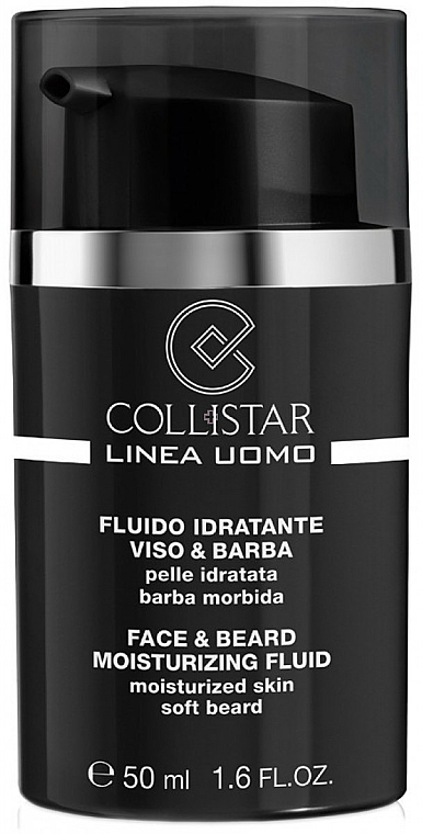 Feuchtigkeitsfluid für Gesicht & Bart - Collistar Linea Uomo Face & Beard Moisturizing Fluid