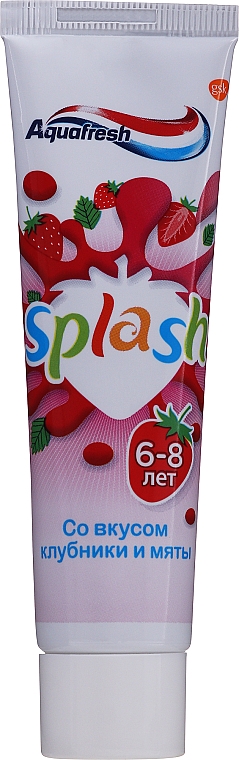 Kinderzahnpasta 3-8 Jahre mit Erdbeer- und Minzgeschmack - Aquafresh Slash — Bild N1