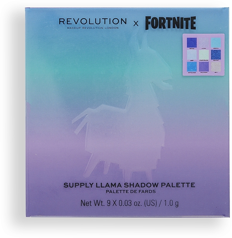 Lidschatten-Palette - Makeup Revolution X Fortnite Supply Llama 9 Pan Shadow Palette — Bild N6