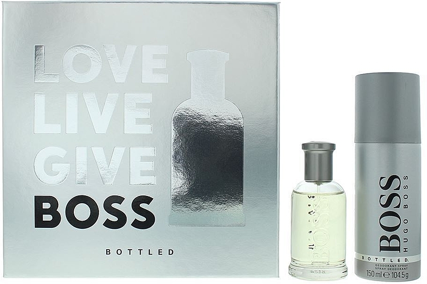 BOSS Bottled - Set für Männer (Eau de Toilette 50ml + Deospray 150ml) — Bild N1