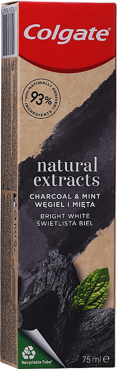 Aufhellende Zahnpasta mit Aktivkohle und natürlichen Extrakte - Colgate Charcoal + White Toothpaste — Bild N5