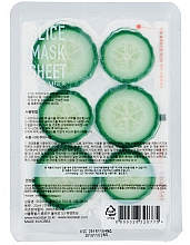 Pflegende Tuchmaske mit Gurkenextrakt - Kocostar Slice Mask Sheet Cucumber — Bild N2