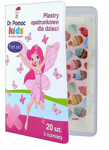 Pflaster für Kinder - Dr Pomoc Kids Girls Fast Aid Patch — Bild N1