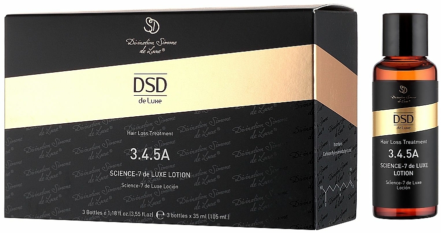 Lotion gegen Haarausfall mit ätherischen Ölen № 3.4.5A - Divination Simone De Luxe Science-7 DeLuxe Lotion
