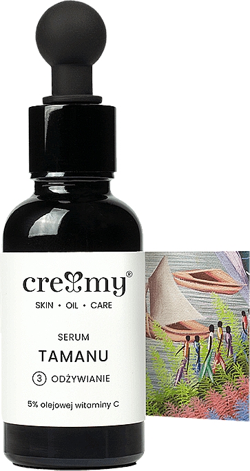 Pflegendes Gesichtsserum mit Tamanu-Öl und Vitamin C - Creamy Tamanu Smooth Oil Serum — Bild N1