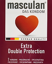 Düfte, Parfümerie und Kosmetik Kondomen Extra Double Protection 3 St. - Masculan