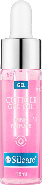 Nagel- und Nagelhautöl - Silcare Cuticle Gel Oil The Garden Of Colour Pink Nature — Foto N1