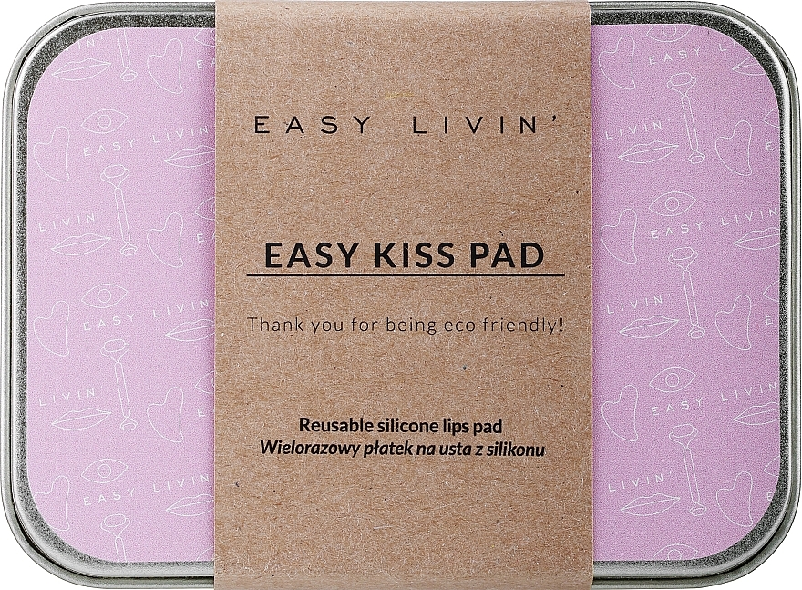 Wiederverwendbare Silikon-Lippenmaske - Easy Livin Easy Kiss Pad — Bild N2