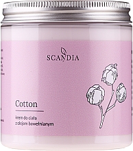 Düfte, Parfümerie und Kosmetik Körpercreme mit Baumwollsamenöl - Scandia Cosmetics Cotton