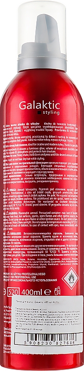 Haarstylingschaum - Profis Galaktic Extra Hold Hair Mousse — Bild N2