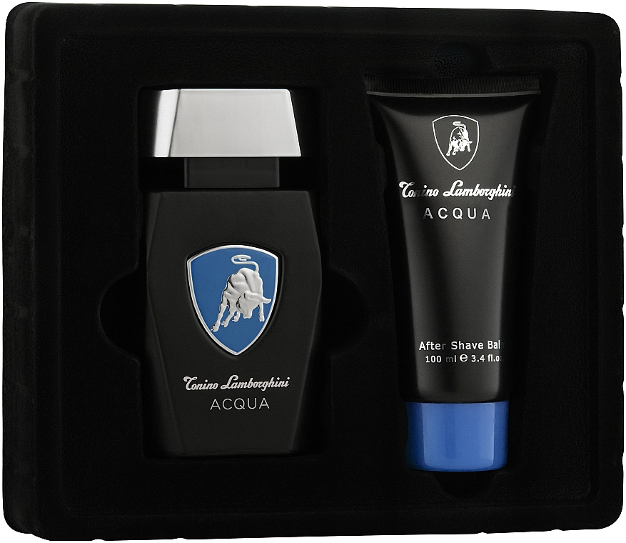 Tonino Lamborghini Acqua - Duftset (Eau de Toilette 75ml + After Shave Balsam 100ml)  — Bild N2