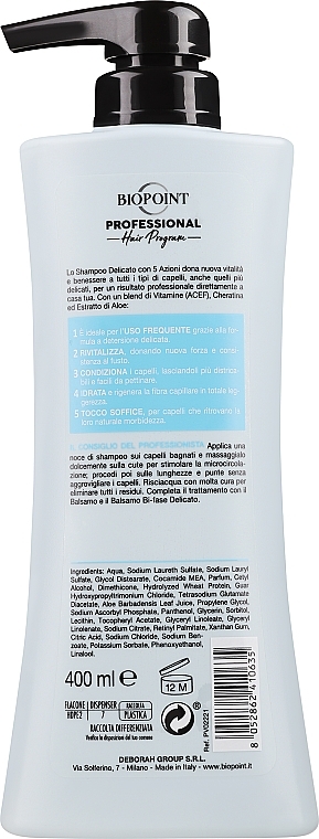 Sanftes Shampoo für alle Haartypen - Biopoint Delicate Shampoo — Bild N2