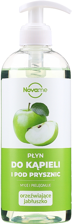 Bade-und-Duschschaum mit Apfelextrakt - Novame Refreshing Apple — Bild N1