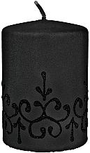 Düfte, Parfümerie und Kosmetik Dekorative Stumpenkerze Tiffany 7x10 cm schwarz - Artman Tiffany Candle