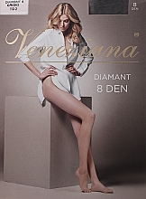 Strumpfhose für Damen Diamant 8 Den grigio - Veneziana — Bild N1