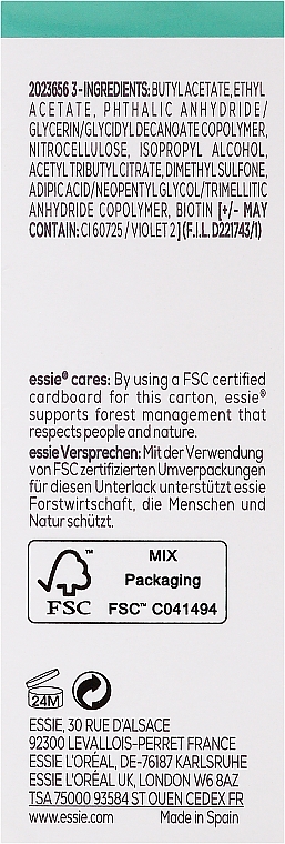 Stärkender Nagelunterlack mit Biotin - Essie Strong Start Base Coat — Bild N3