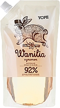 Düfte, Parfümerie und Kosmetik Feuchtigkeitsspendende Flüssigseife mit natürlichen Vanille- und Zimtextrakte - Yope Vanilla & Cinnamon Natural Liquid Soap Refill Pack