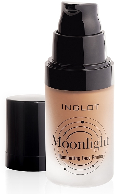 Aufhellender Gesichtsprimer - Inglot Moonlight Illuminating Face Primer  — Bild N2