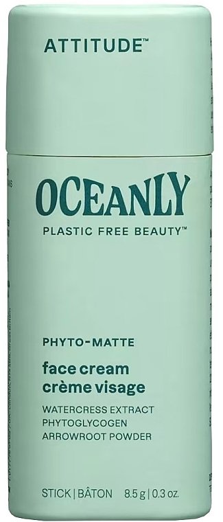 Cremestift für Mischhaut - Attitude Phyto-Matte Oceanly Face Cream — Bild N1