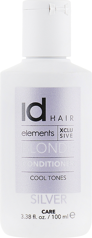 Conditioner für gebleichtes und blondes Haar - idHair Elements XCLS Blonde Silver Conditioner — Bild N1