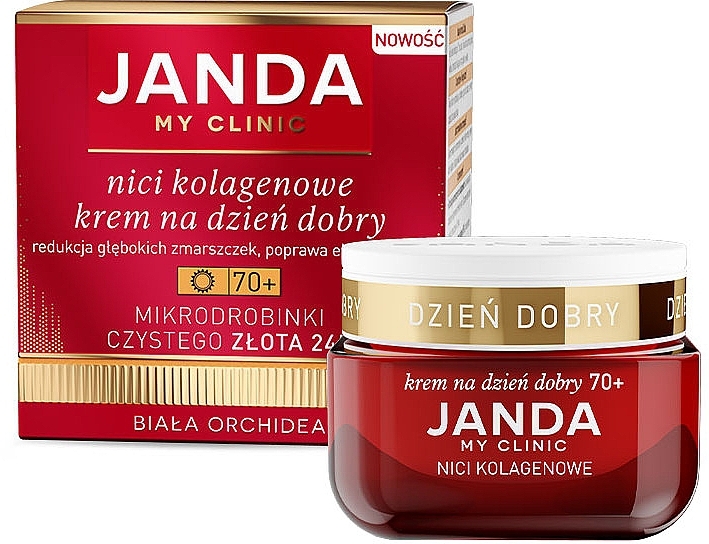 Kollagen-Tagescreme für das Gesicht 70+ - Janda My Clinic Collagen Threads Day Cream  — Bild N1