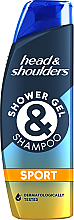 Duschgel und Anti-Schuppen-Shampoo Sport - Head & Shoulders — Bild N1