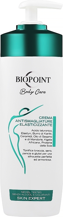 Körpercreme gegen Dehnungsstreifen - Biopoint Elasticizing Anti-Stretch Mark Cream — Bild N1