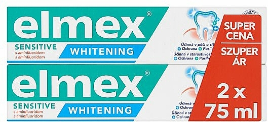 Zahnpasten 2 St. - Elmex Professional Sensitive Whitening Teeth — Bild N1