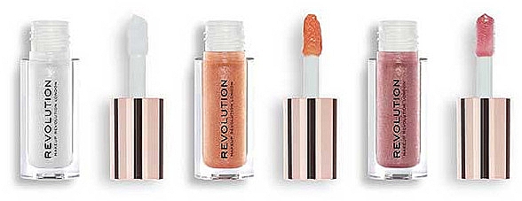 Lipgloss-Set - Makeup Revolution Shimmer Bomb Mini Collection (3x1.8ml)  — Bild N2