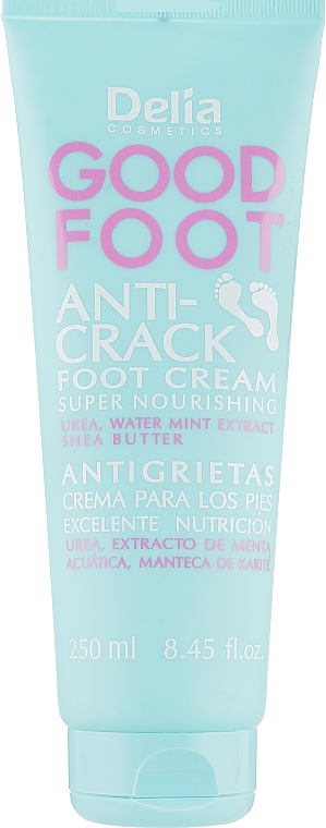 Feuchtigkeitscreme für raue und rissige Fußhaut - Delia Good Foot Anti-Crack Super Nourishing Foot Cream — Bild N1