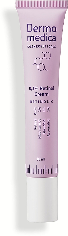 Gesichtscreme mit 0,1% Retinal - Dermomedica Retinolic 0.1% Retinal Cream — Bild N1