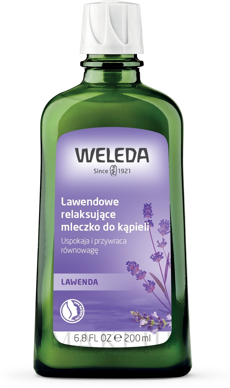 Entspannende Bademilch mit Lavendelöl - Weleda Lavender Relaxing Bath Milk — Bild 200 ml