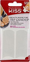 Schablonen für die französische Maniküre und Pediküre - Kiss French Manicure Guides — Bild N1