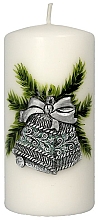 Düfte, Parfümerie und Kosmetik Dekorative Kerze Christmas Bells - Artman Christmas Candle Christmas Bells Ø7xH14cm