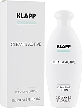 Sanfte Gesichtsreinigungslotion für normale und trockene Haut - Klapp Clean & Active Cleansing Lotion — Bild N3
