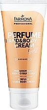 Parfümierte Hand- und Körpercreme - Farmona Professional Perfume Hand&Body Cream Gold (Probe)  — Bild N1