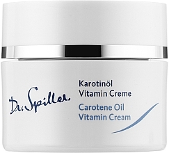 Gesichtscreme für trockene Haut mit Karotinöl - Dr. Spiller Carotene Oil Vitamin Cream — Bild N1