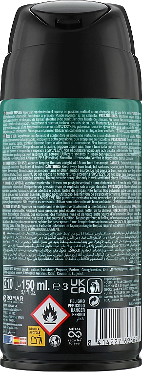 Deospray - Amalfi Men Deodorant Body Spray Emerald Sky — Bild N2