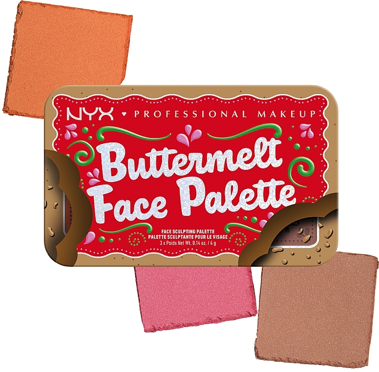 Make-up Palette für das Gesicht - NYX Professional Makeup Buttermelt Face Palette — Bild N4