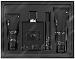 Mauboussin Pour Lui In Black - Duftset (Eau de Parfum 100 ml + Duschgel 90 ml + Duschgel 50 ml + Eau de Parfum 20 ml) — Bild N1