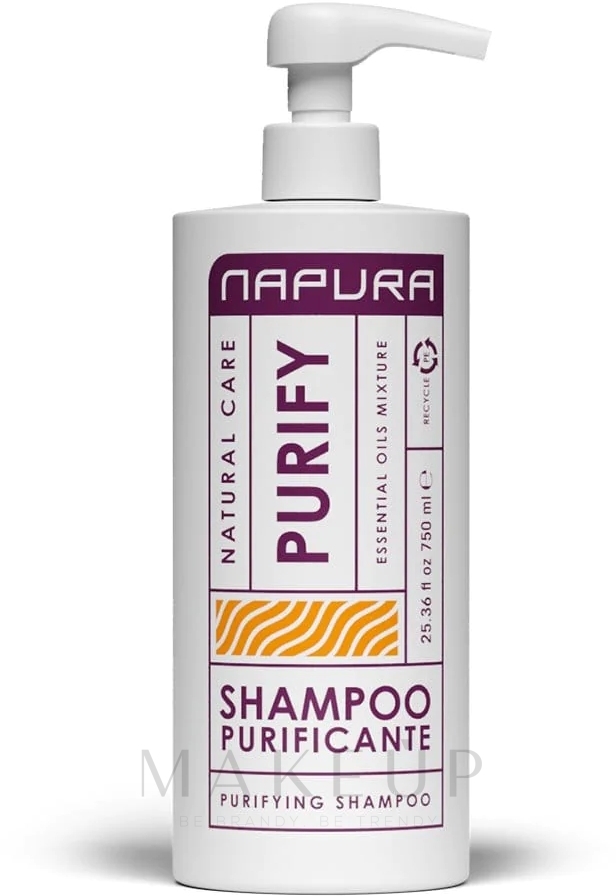 Haarshampoo mit ätherischen Ölen - Napura Purify Purifying Shampoo — Bild 750 ml